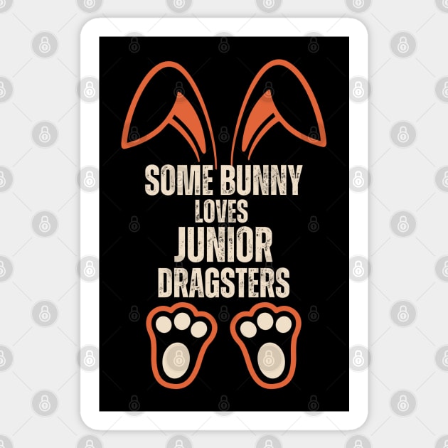 Some Bunny Loves Junior Dragsters Easter Racing Sticker by Carantined Chao$